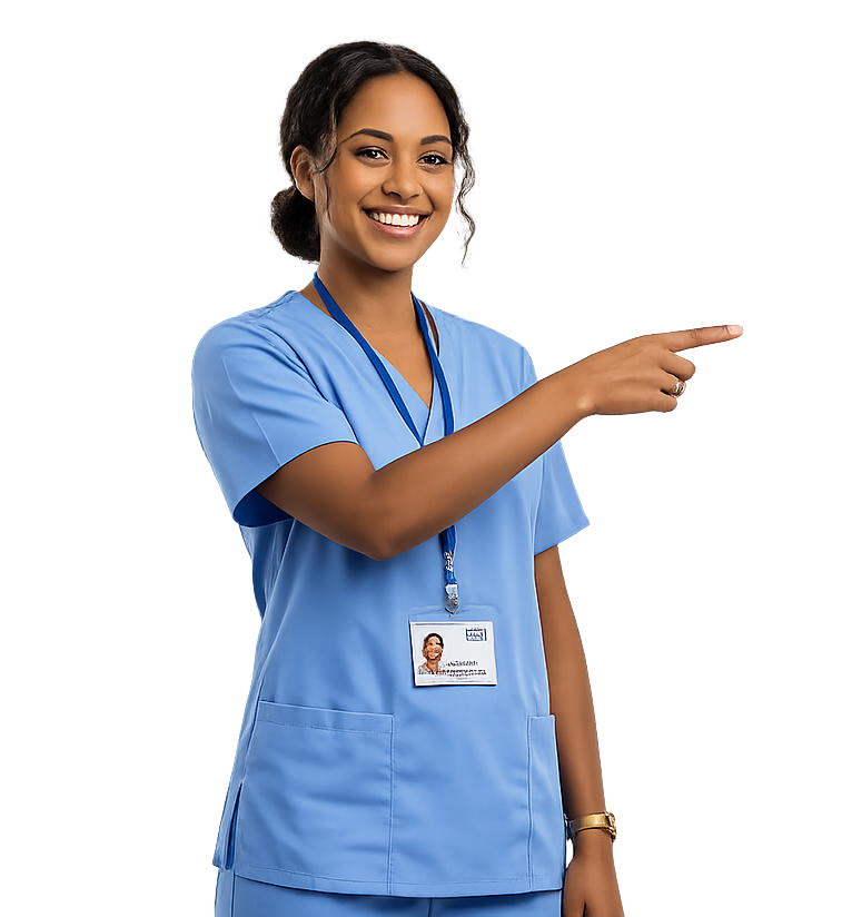 CNA Test Prep Student
